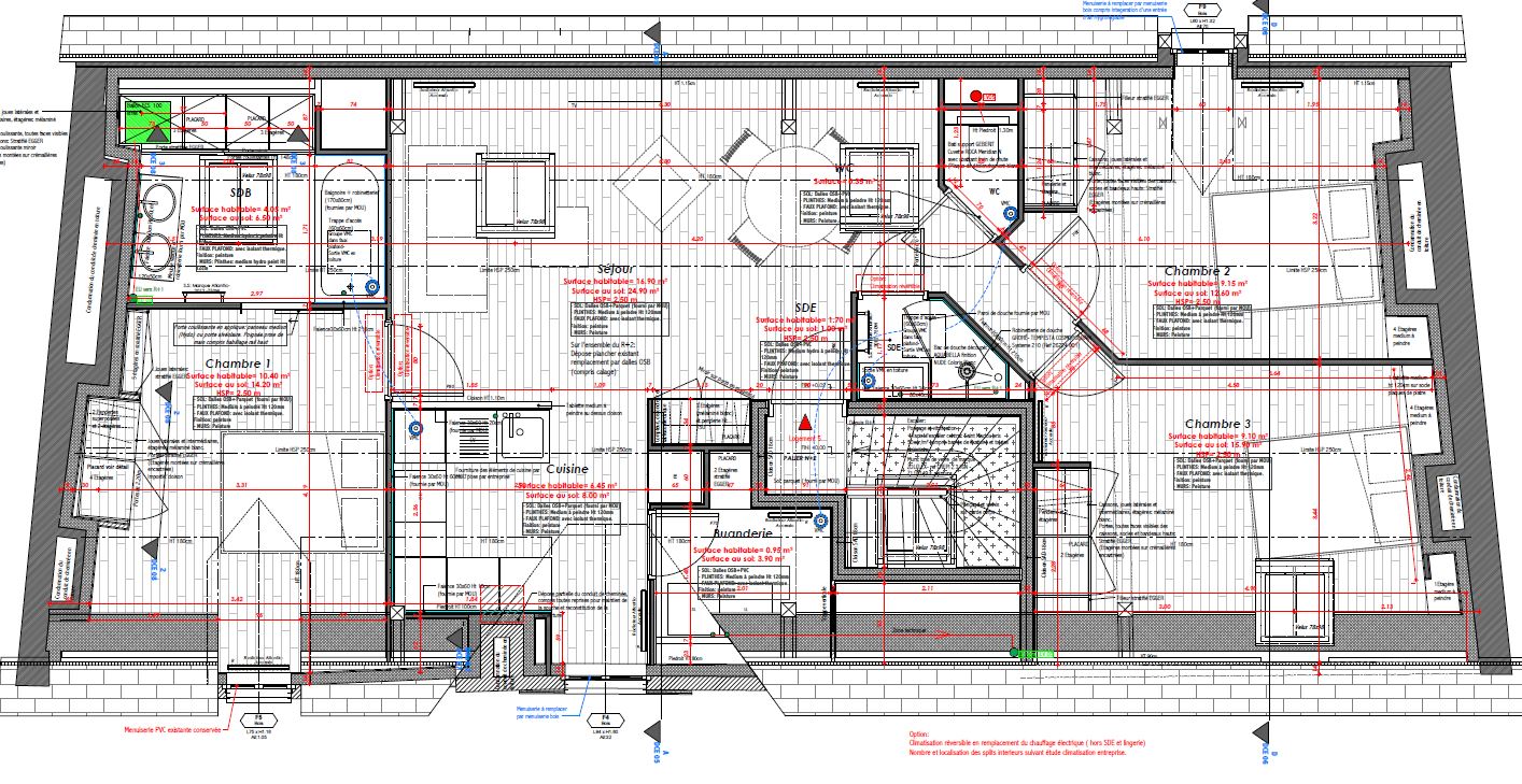 Plan projeté